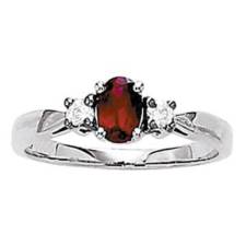 Ruby and diamond ring