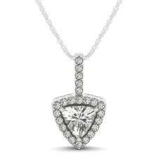 Trillion-Diamond Pendant